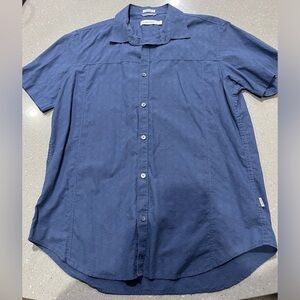 Calvin Klein Blue Casual Button Down Shirt